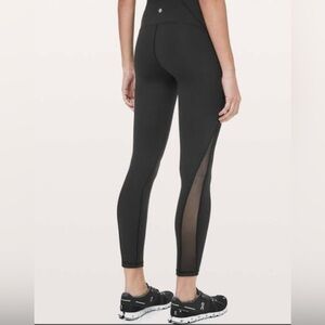 Black High-Waisted Leggings-SZ 4 -cropped 24”